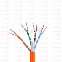 خرید کابل شبکه نگزنس Cat6 UTP حلقه 305 PVC بدون تست CCA حلقه چوبی
